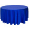 Скатерть круглая без шва синяя Ø2,9м