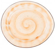 Тарелка овальная капучино 22,5см