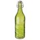 Бутылка с пробкой на застёжке зеленая 1000мл